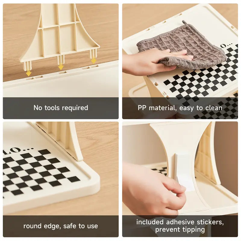 6/9-Tier Vertical Detachable Stackable Shoe Rack