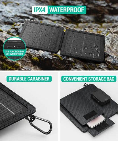 10W Portable Folding Solar Panel